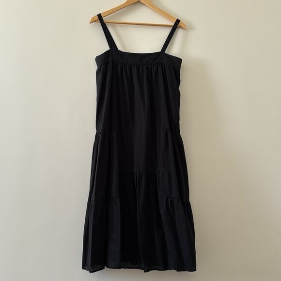 Jenni Kayne Summer Sun Dress Cotton Linen Black Size Small Vacation - Picture 3 of 7